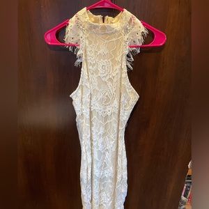 Brand new lace ivory dress